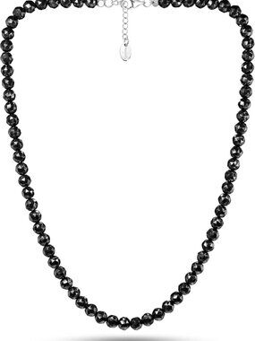 Ultra Strength Magnetic Hematite Beaded Necklace for Men & Women - 6mm Faceted
